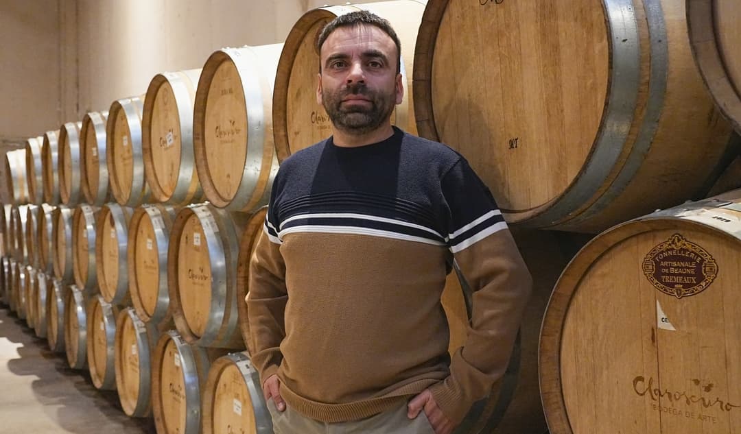 Diego Barrera, enólogo de Claroscuro
